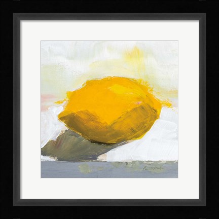 Framed Lemon Still Life Print