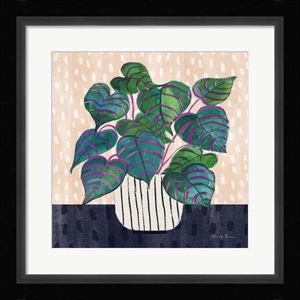 Framed Potted Jewels I Abstract Print