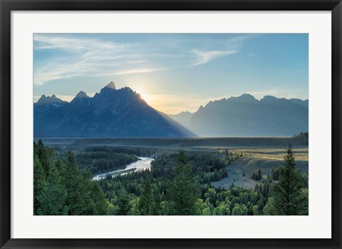 Framed Snake River Overlook Color Print