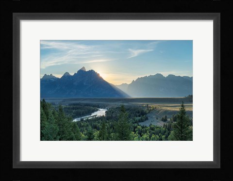 Framed Snake River Overlook Color Print