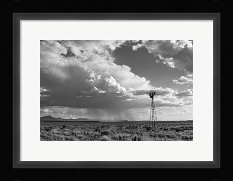 Framed New Mexico Monsoon Rains Print