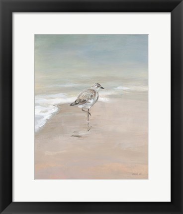 Framed Shorebirds on the Sand II Print