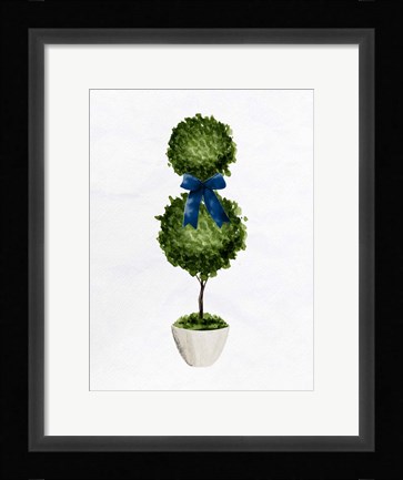 Framed Topiaries 2 Print