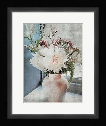 Framed Watercolor Vase 1 Print