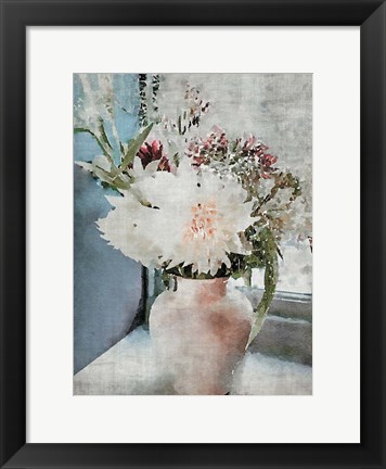 Framed Watercolor Vase 1 Print