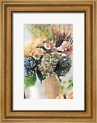 Framed Watercolor Vase 2 Print