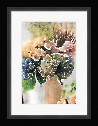 Framed Watercolor Vase 2 Print