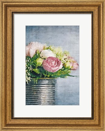 Framed Watercolor Vase 3 Print