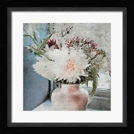 Framed Watercolor Vase 1 Print
