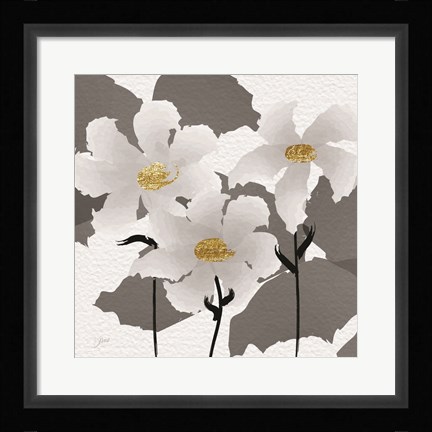 Framed Watercolor Florals 1 Print