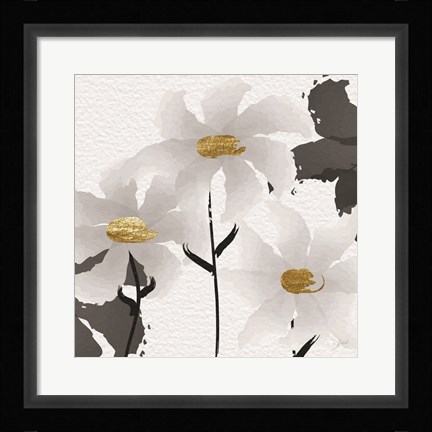 Framed Watercolor Florals 2 Print