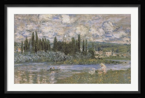 Framed Vertheuil Sur Seine Print