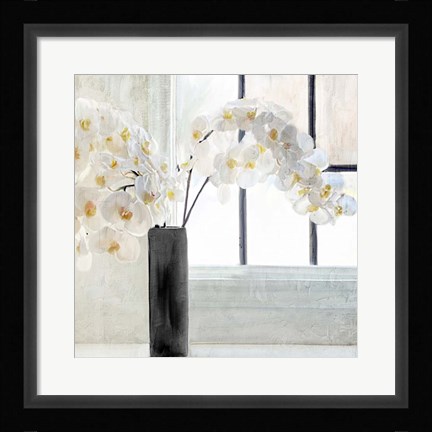 Framed Orchid Window Print