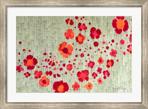 Framed Dreamtime Flower Meadow Print