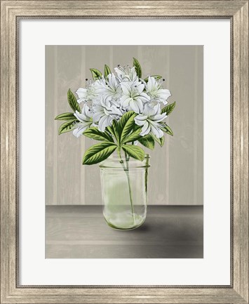 Framed Lovely Bouquet 3 Print
