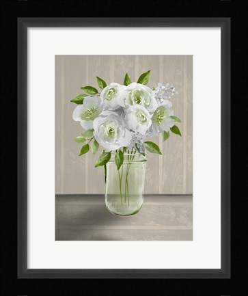 Framed Lovely Bouquet 4 Print