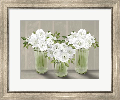 Framed Lovely Bouquet 5 Print