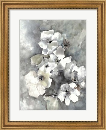 Framed Mundane Florals 1 Print