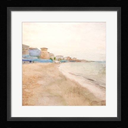 Framed Sea Village Print