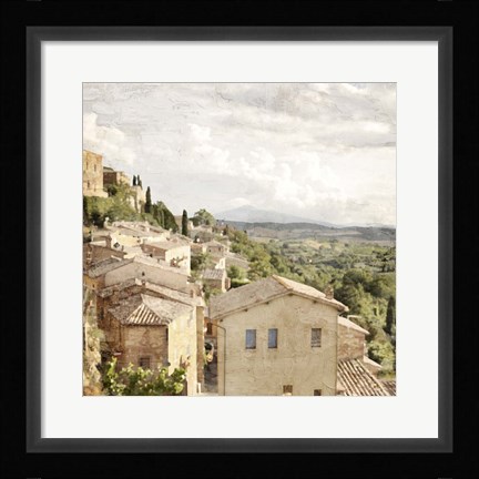 Framed Tuscan Hillside Print