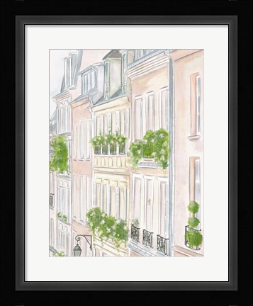 Framed My View In Paris Print