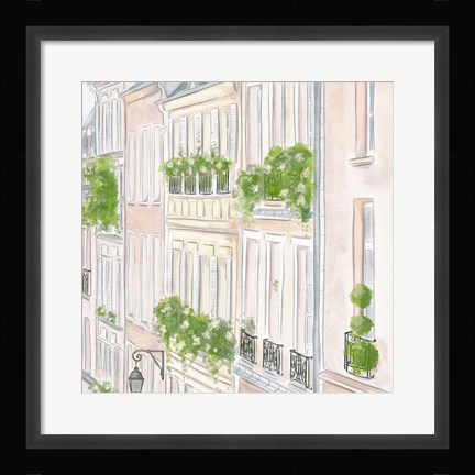 Framed View In Paris Print