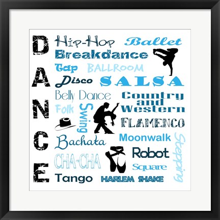Framed Dance 2 Print