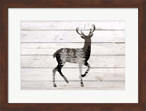 Framed Deer 1 Print