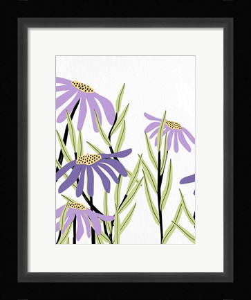 Framed Purple Power 1 Print