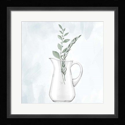 Framed Glass Vase 1 Print