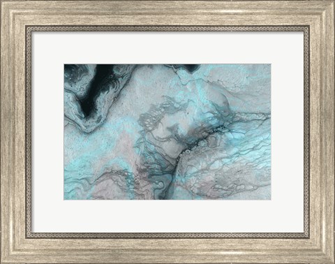 Framed Blue Crevice Print