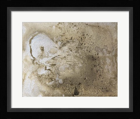 Framed Metallic Pour Print