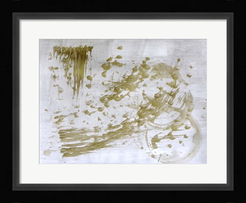 Framed Rings and Strokes 2 Print