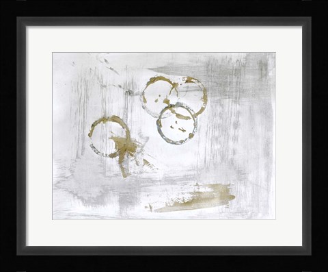 Framed Simple Strokes 2 Print