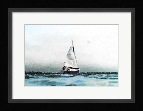 Framed Into The Wind Print