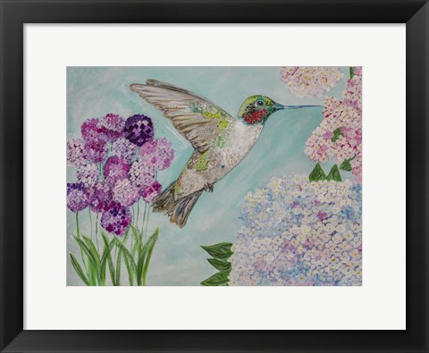 Framed Feeding Spring Friend Print