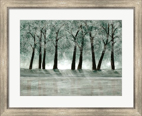 Framed Green Forest 1 Print