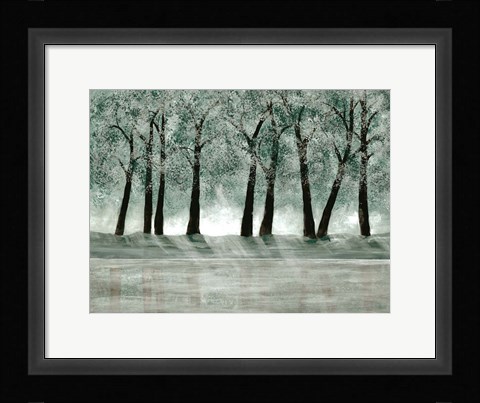 Framed Green Forest 1 Print