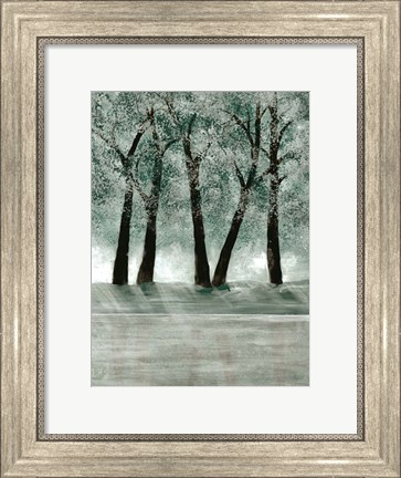 Framed Green Forest 3 Print