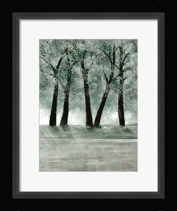 Framed Green Forest 3 Print