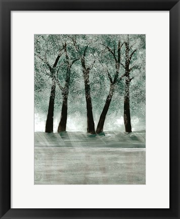 Framed Green Forest 3 Print