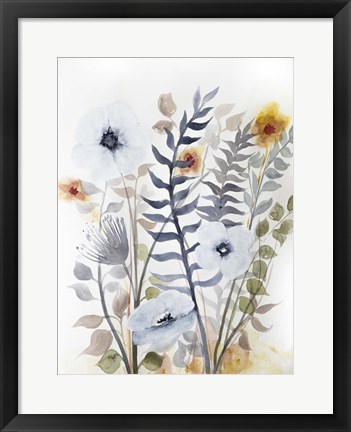 Framed Floral Embrace 2 Print