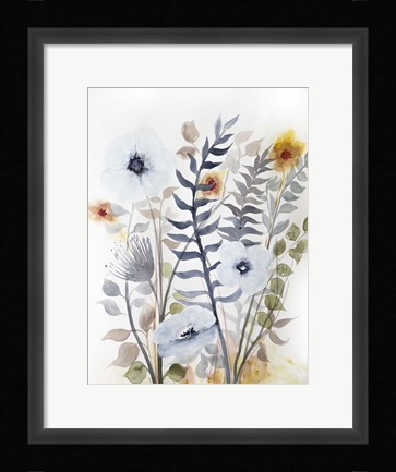 Framed Floral Embrace 2 Print