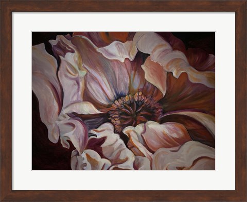 Framed Moody Flower Print