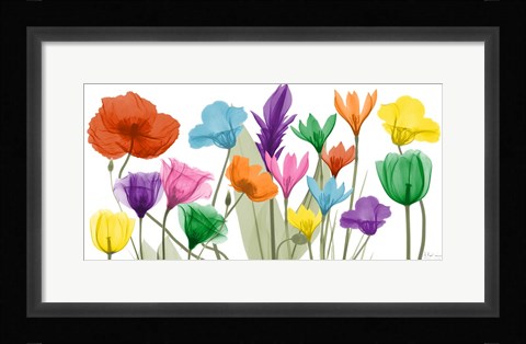 Framed Pretty Floral Jewels 1 Print