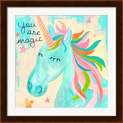 Framed You Are Magic Unicorn Print