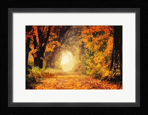 Framed Peeking Light Print