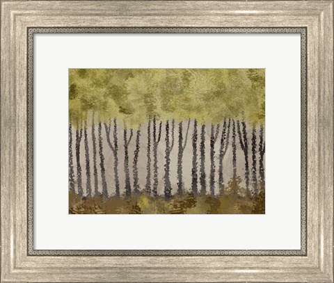 Framed Golden Forest 1 Print