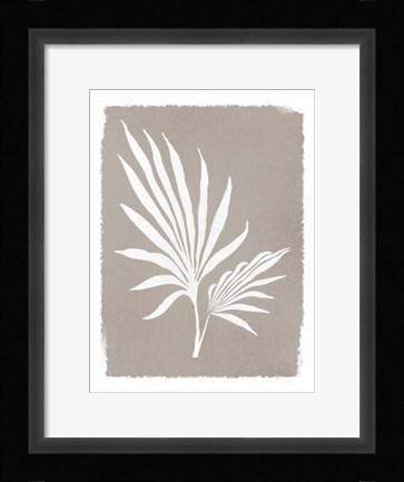 Framed Natural Silhouetted Growth 1 Print