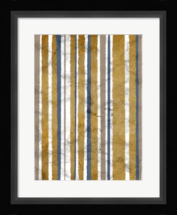 Framed Marble Streaks Print